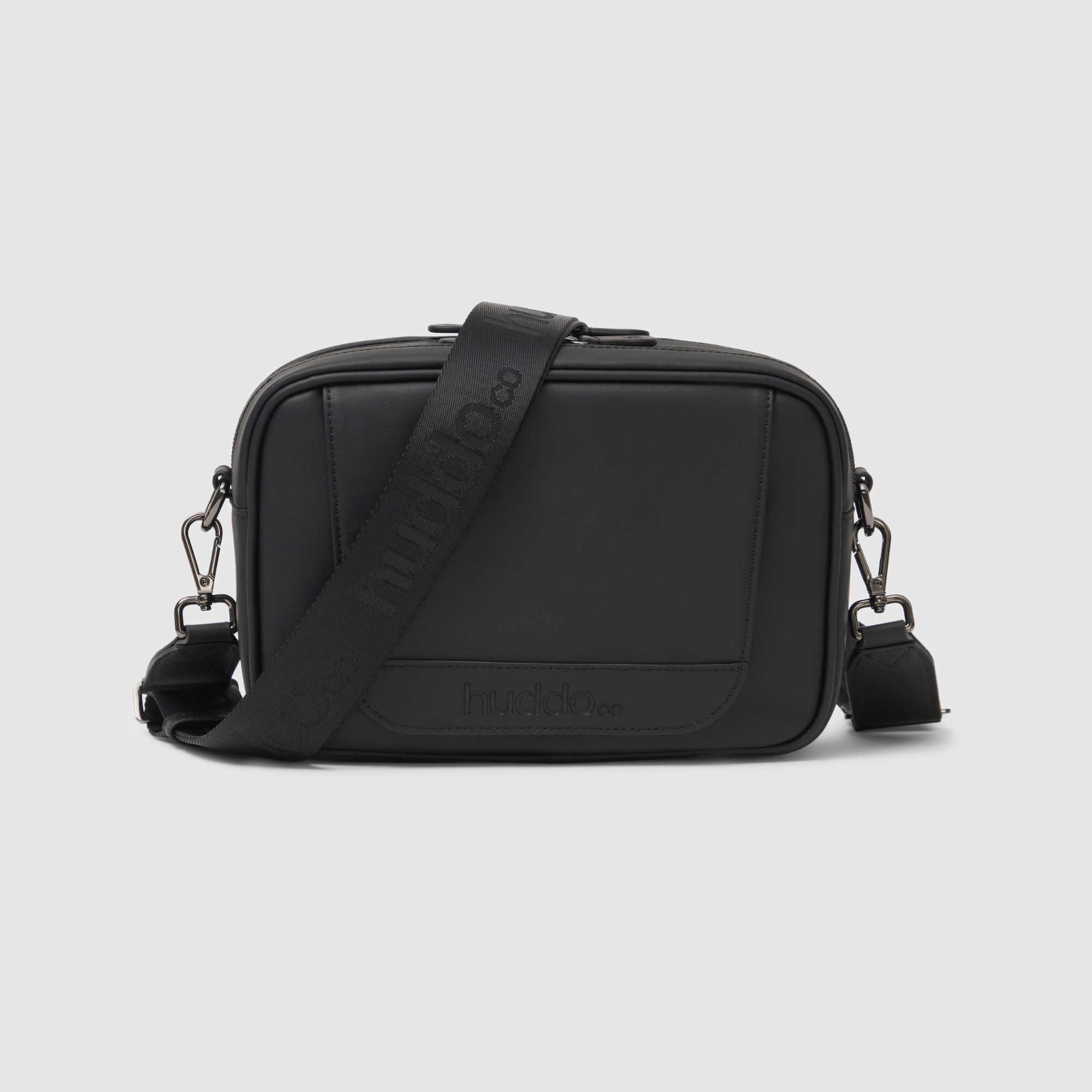 black pineapple leather crossbody baby bag with wipes dispenser