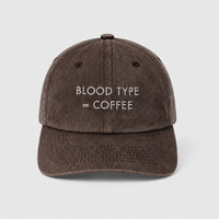 Blood Type = Coffee